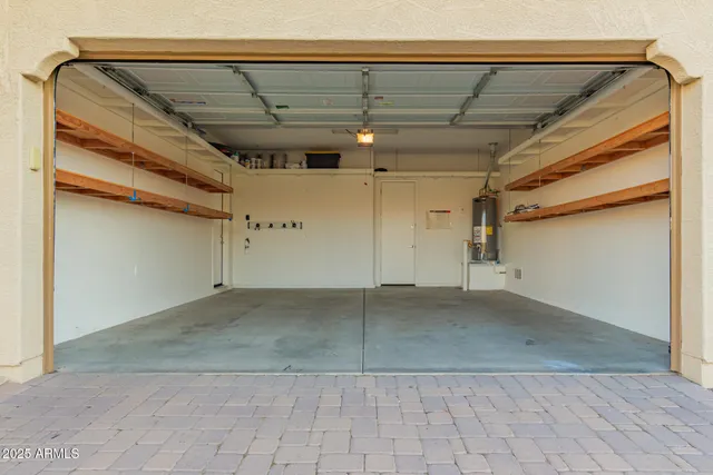 a view of parking garage