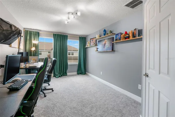 a room with furniture