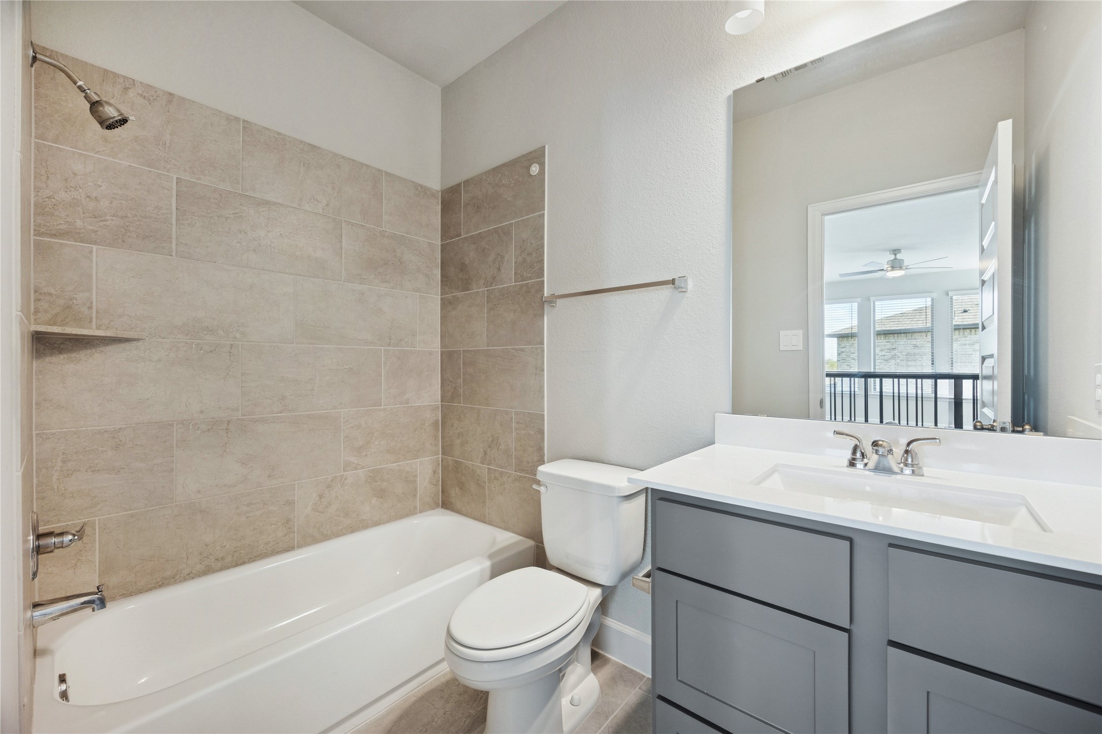 19007 Satsuma Rdg Drive Manvel, TX 77578 - Photo 14 of 15 a bathroom with a sink toilet and shower