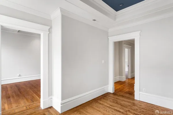 a view of an empty room