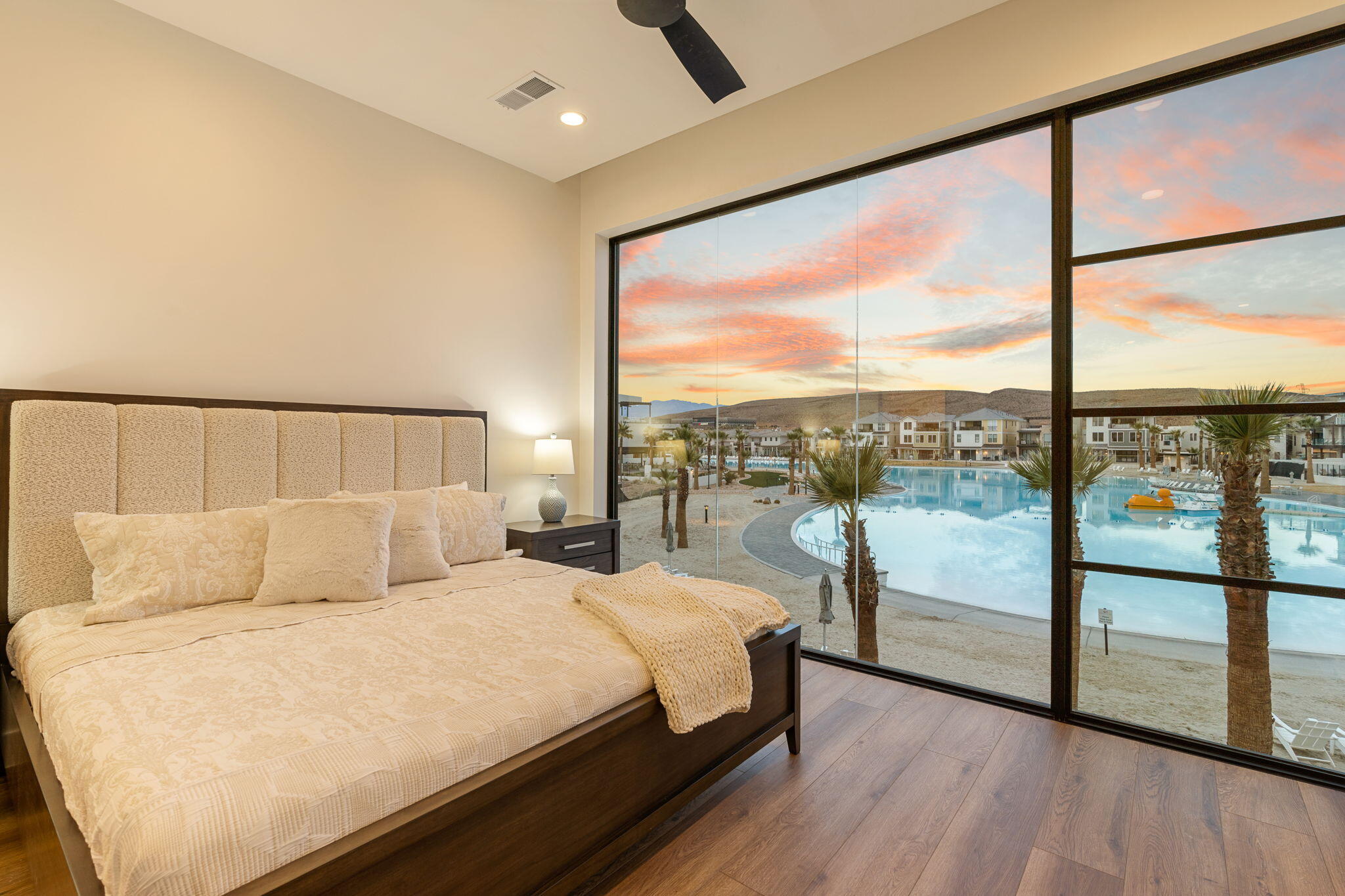 5495 South Copper Pearl Lane St. George, UT 84790 - Photo 33 of 37 Sunset views from the bedroom
