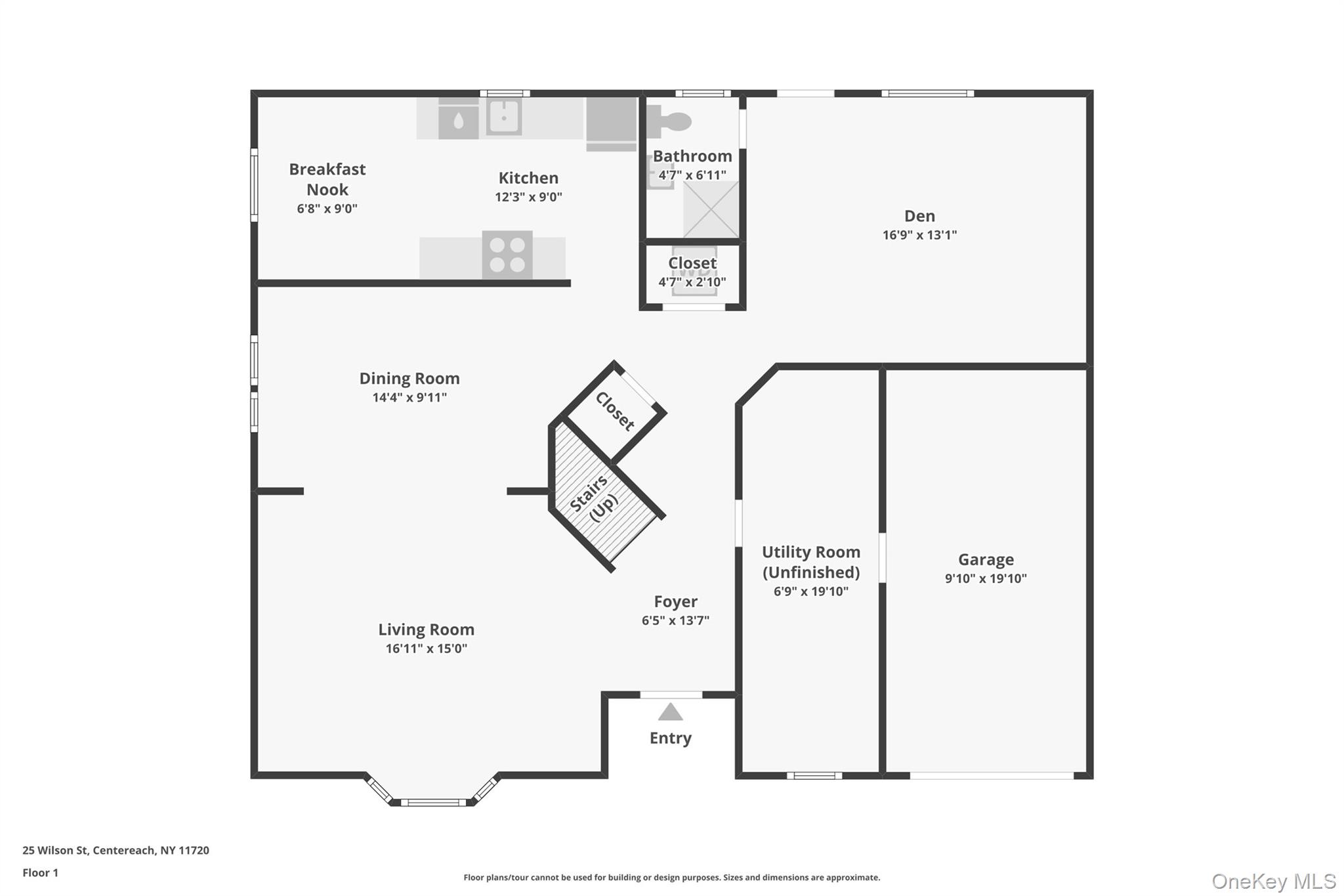 25 Wilson Street Centereach, NY 11720 - Photo 25 of 27 a picture of a wall with a white wall and white walls