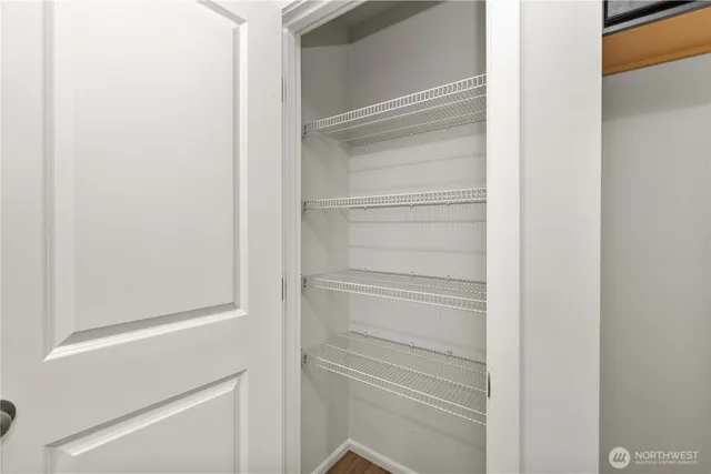 a view of walk in closet