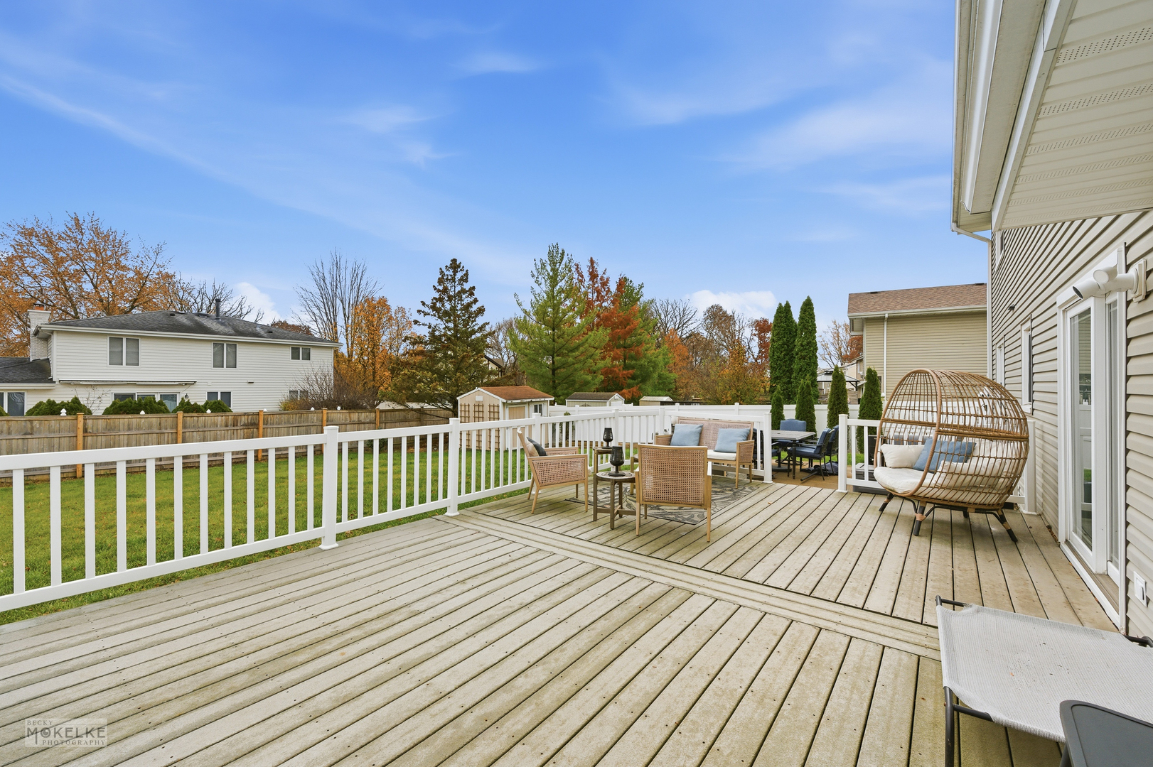 1000 South Raven Road Shorewood, IL 60404 - Photo 34 of 43 a view of a balcony with chairs