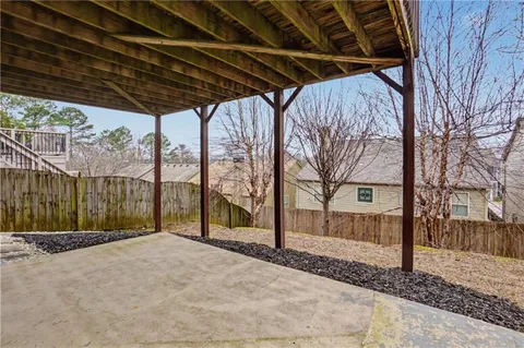a view of roof deck