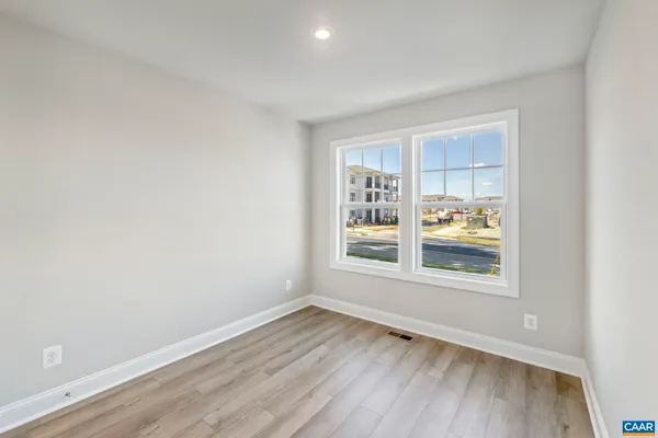 an empty room with window
