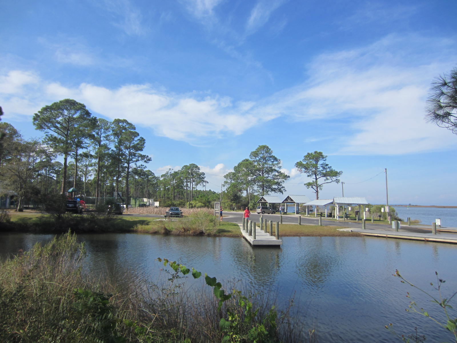 69 West Nursery Road Santa Rosa Beach, FL 32459 - Photo 4 of 6 a view of a lake with boats and trees in the background