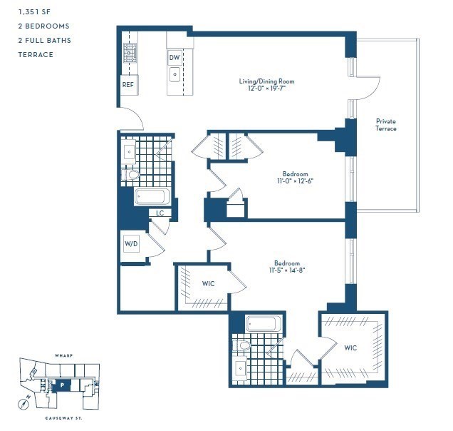 100 Lovejoy Wharf, Unit 3P Boston, MA 02114 - Photo 2 of 22