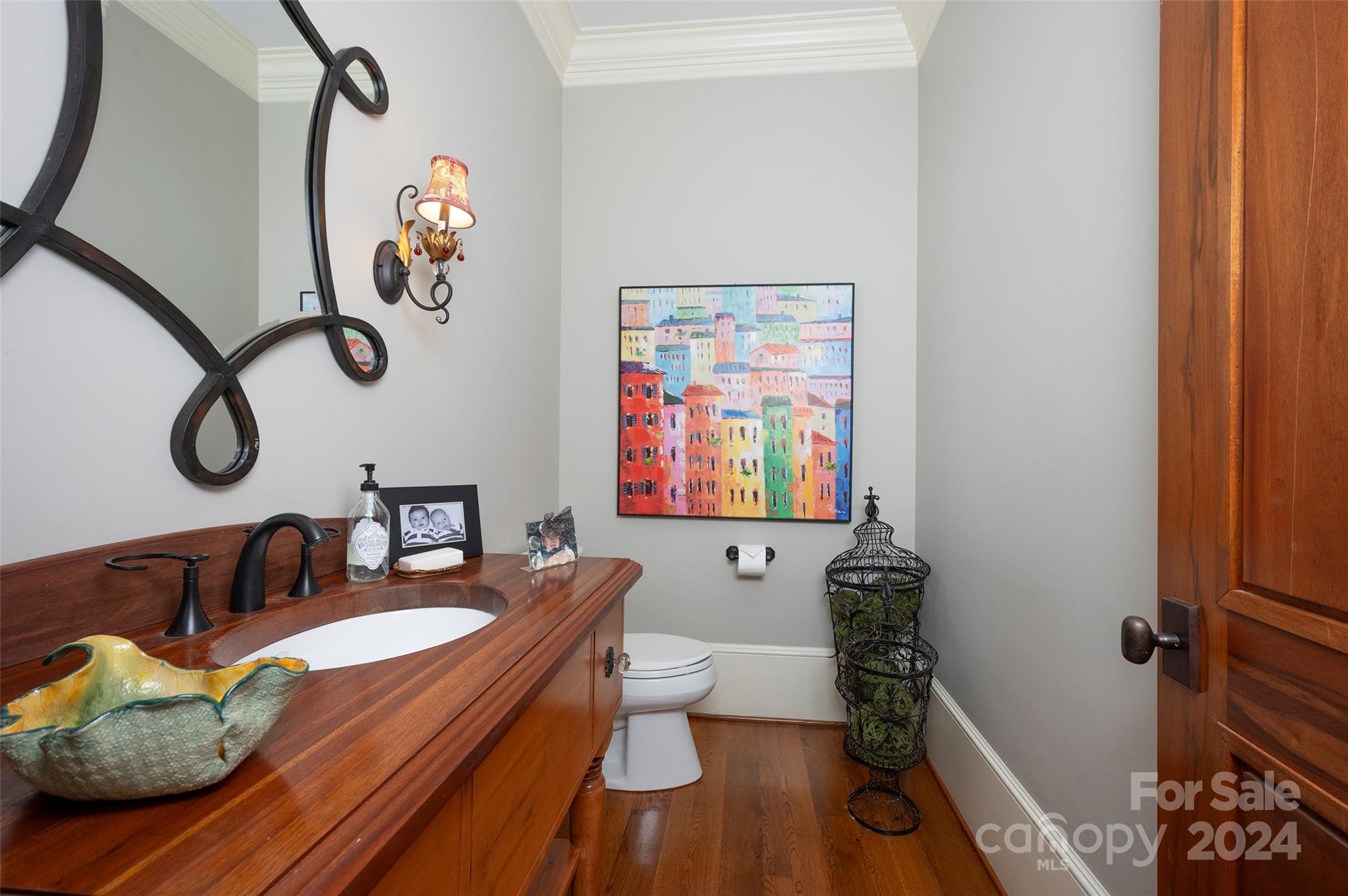 287 James Way Advance, NC 27006 - Photo 14 of 45 a bathroom with a sink mirror vanity and toilet