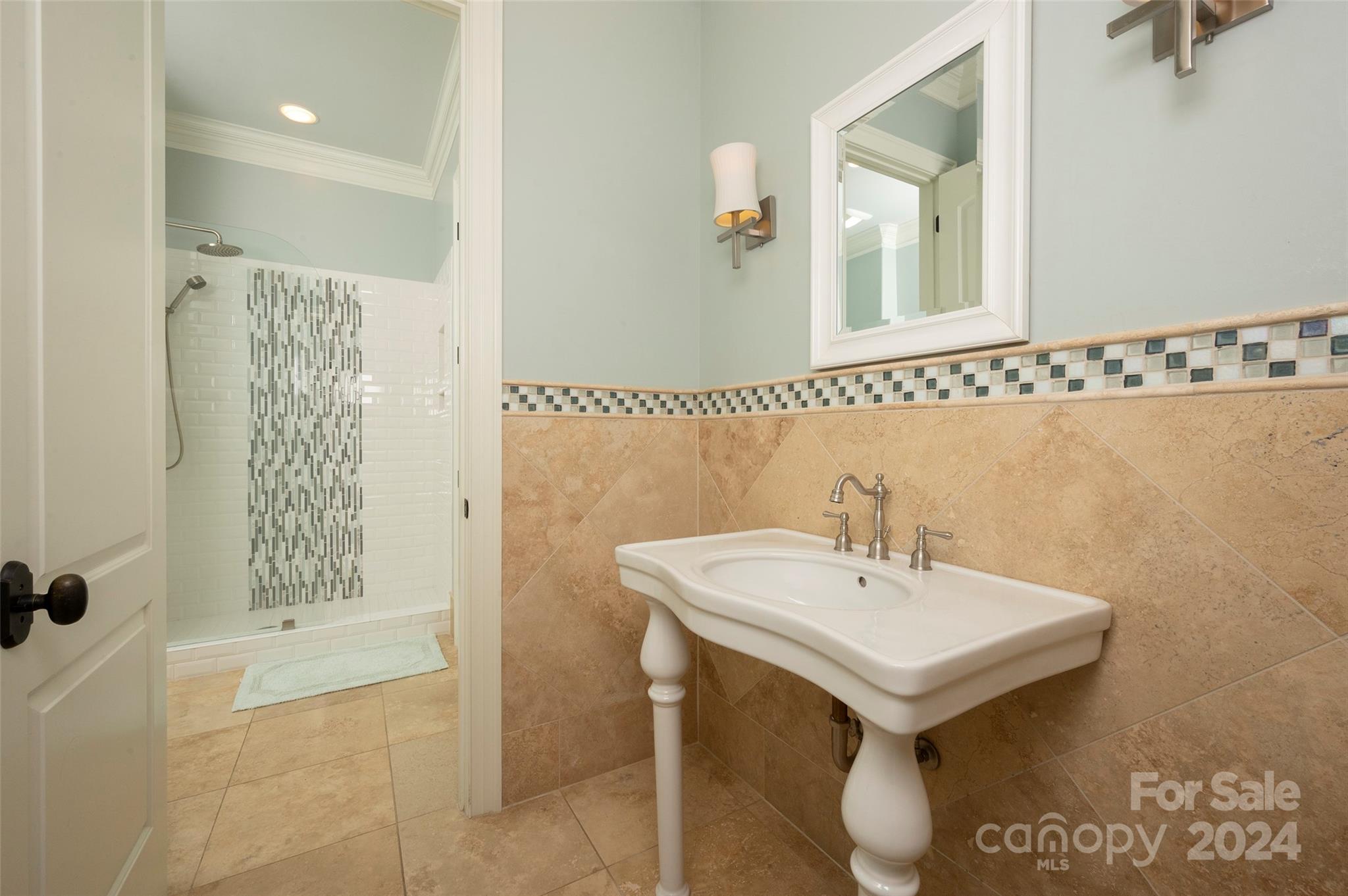 287 James Way Advance, NC 27006 - Photo 34 of 45 a bathroom with a sink a toilet and shower