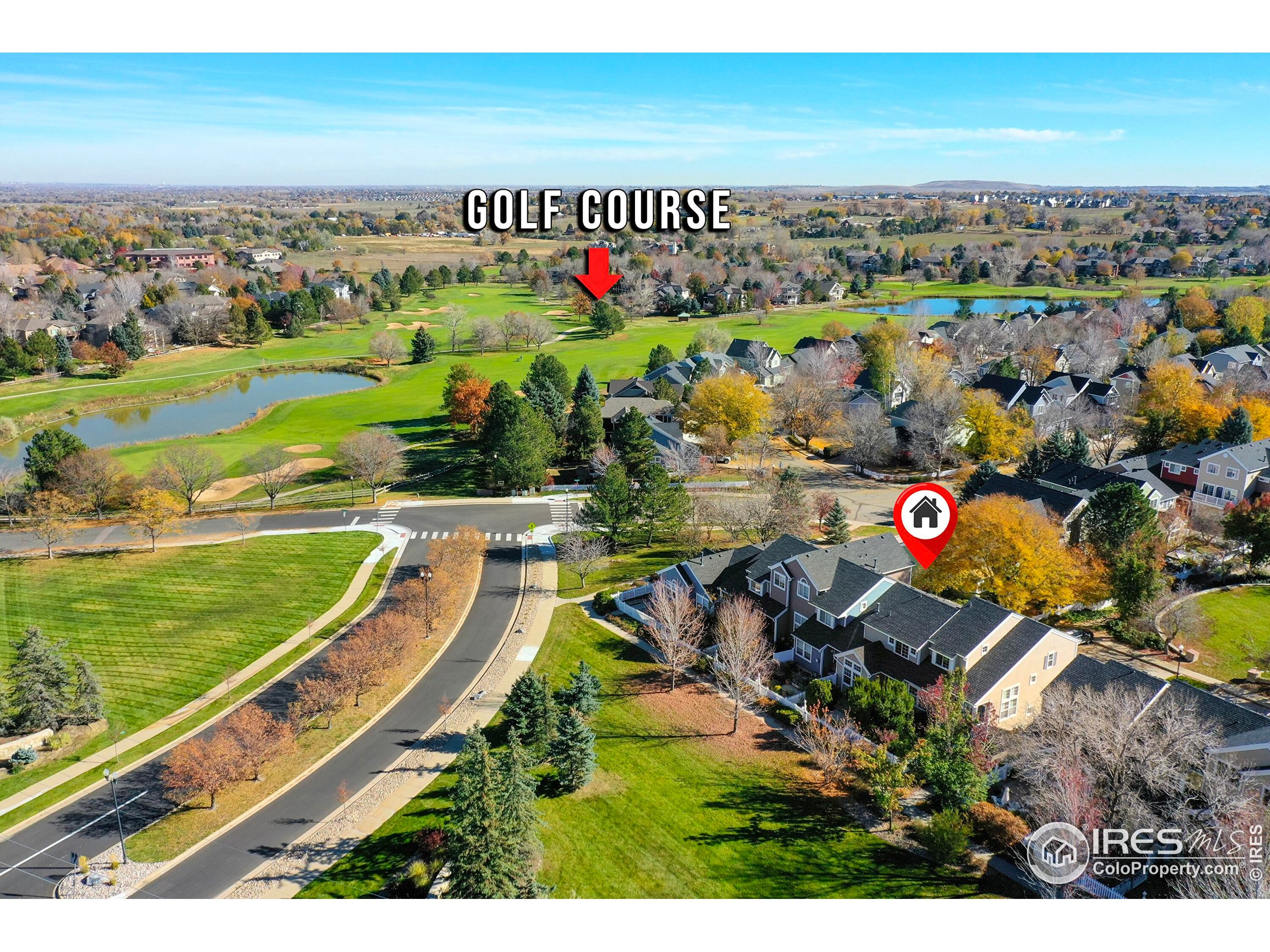 2408 Concord Circle Lafayette, CO 80026 - Photo 46 of 49 an aerial view of a tennis ground and a lot of city