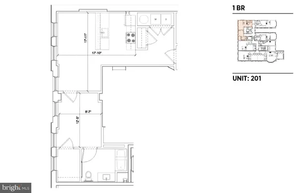 $1,050 | 1201 North Charles Street, Unit 1BR, Baltimore, MD 21201