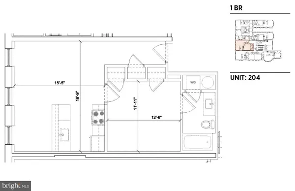 $1,050 | 1201 North Charles Street, Unit 1BR, Baltimore, MD 21201