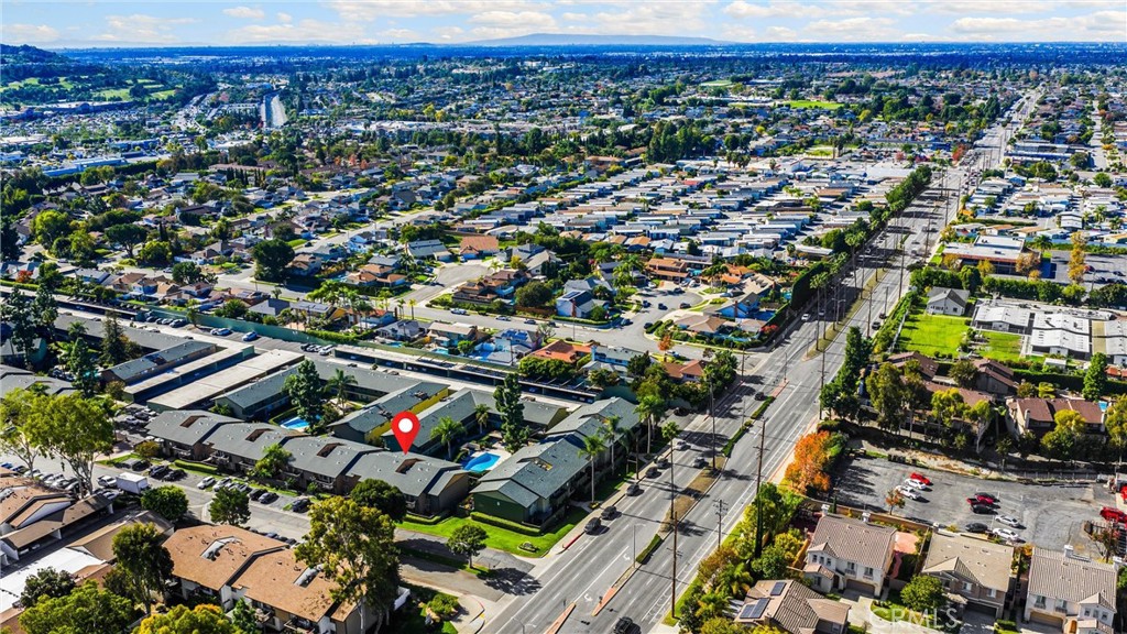1410 West Lambert Road, Unit 202 La Habra, CA 90631 - Photo 25 of 30 an aerial view of a city