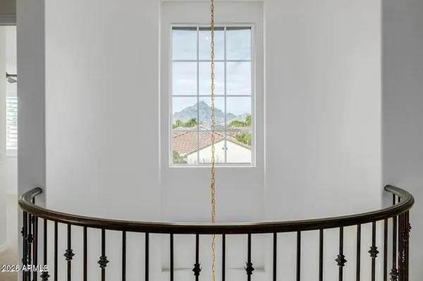 a view of a balcony