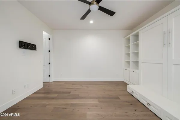 wooden floor in an empty room