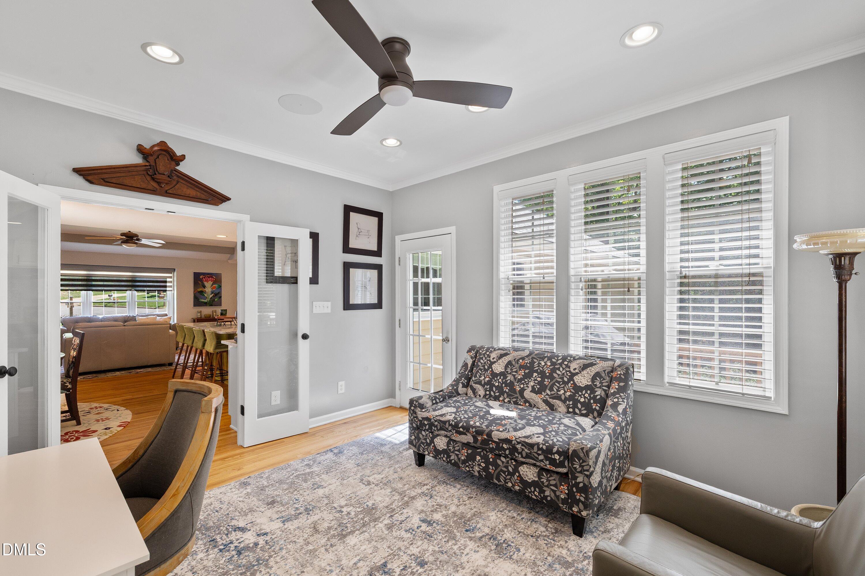 6540 Wynbrook Way Raleigh, NC 27612 - Photo 17 of 47 Office with french doors.