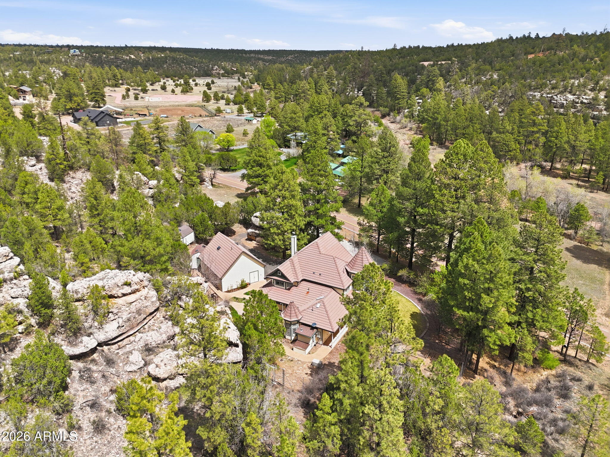 3318 Black Canyon Road Heber, AZ 85928 - Photo 71 of 80 Aerial of home