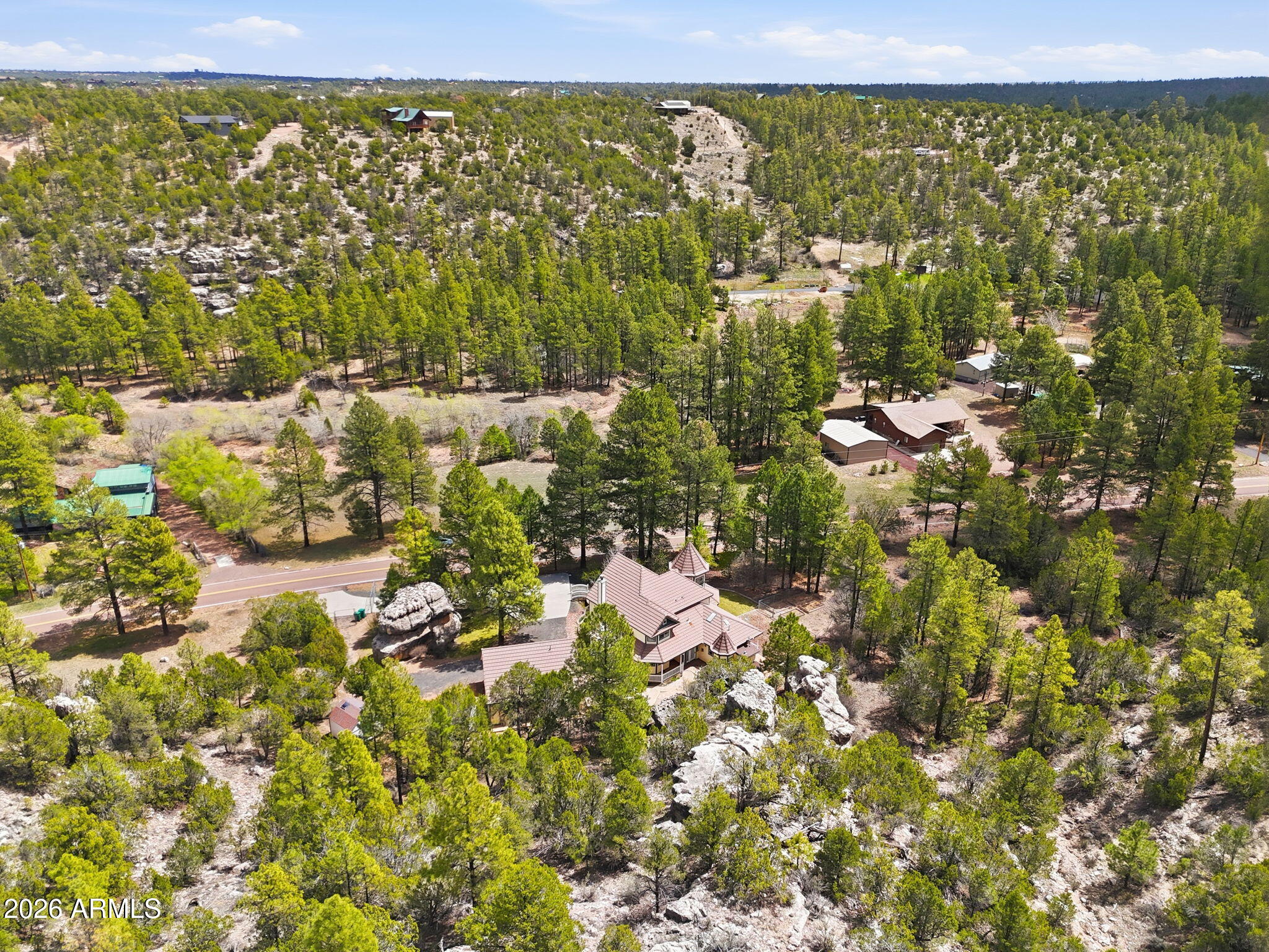 3318 Black Canyon Road Heber, AZ 85928 - Photo 77 of 80 Aerial of area