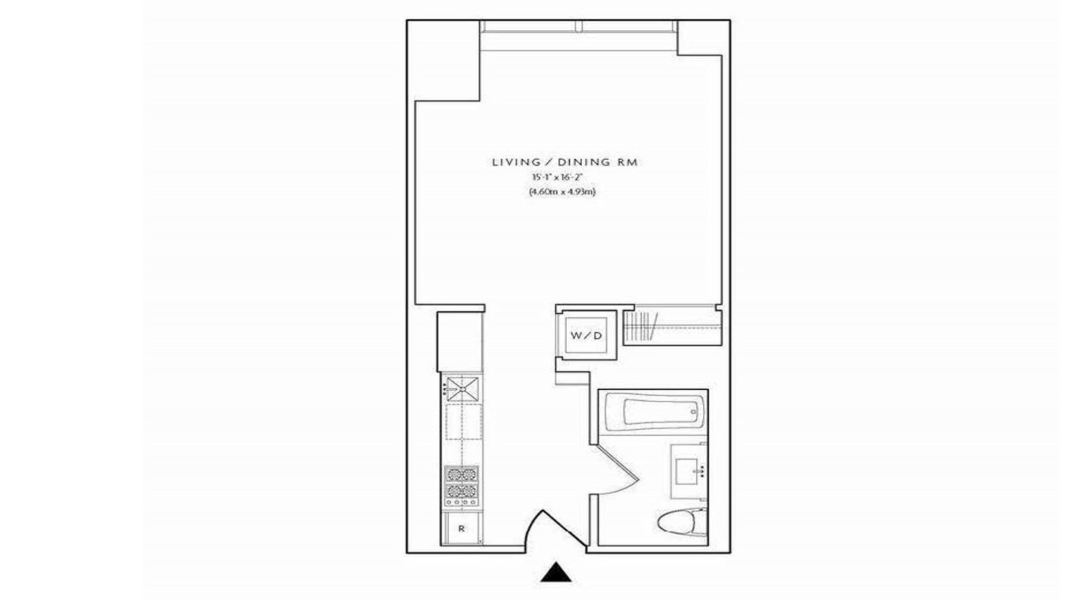 75 Wall Street, Unit 36J Manhattan, NY 10005 - Photo 7 of 7 a picture of a floor plan