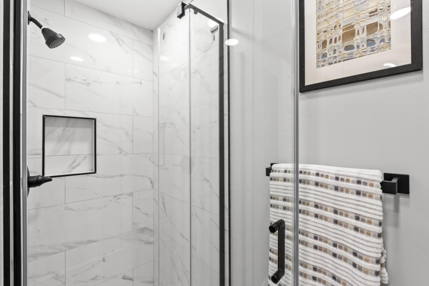 5150 Brookside Lane Concord, CA 94521 - Photo 29 of 54 a bathroom with a shower and a glass door