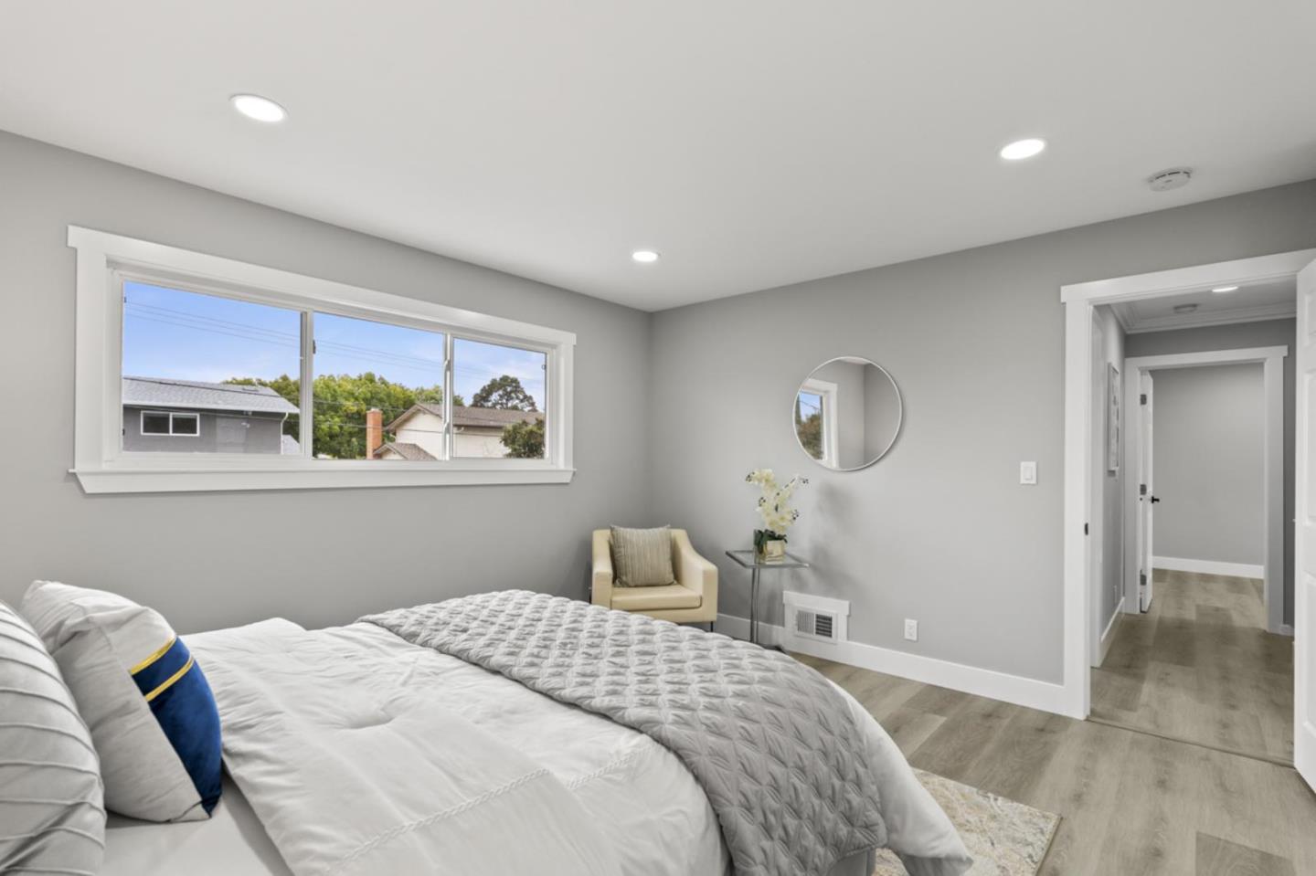 5150 Brookside Lane Concord, CA 94521 - Photo 32 of 54 a bedroom with a bed and painting on the wall