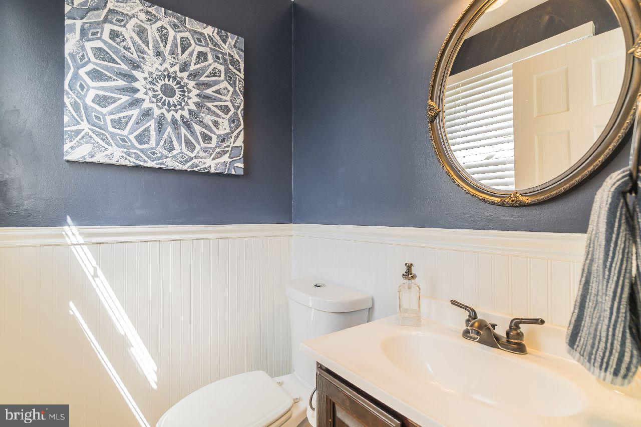 13 Raymond Road Broomall, PA 19008 - Photo 15 of 31 Updated First Floor Powder Room