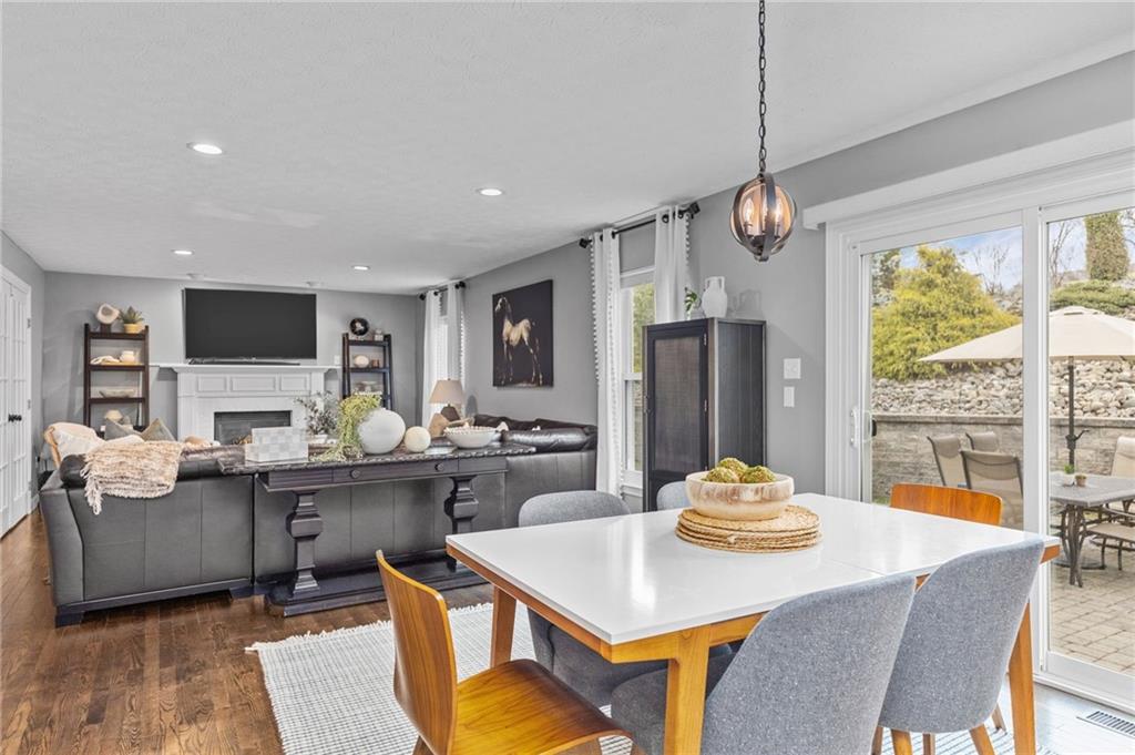 254 Cliffside Drive Mars, PA 16046 - Photo 11 of 25 a view of a dining room with furniture window and wooden floor