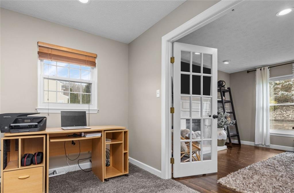 254 Cliffside Drive Mars, PA 16046 - Photo 13 of 25 a view of workspace with furniture and window