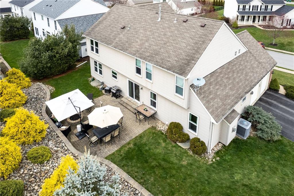 254 Cliffside Drive Mars, PA 16046 - Photo 3 of 25 an aerial view of a house with swimming pool and patio