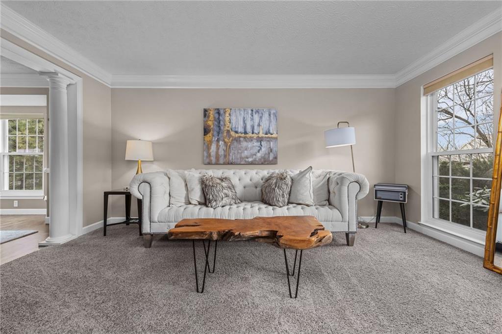 254 Cliffside Drive Mars, PA 16046 - Photo 6 of 25 a living room with furniture and a large window