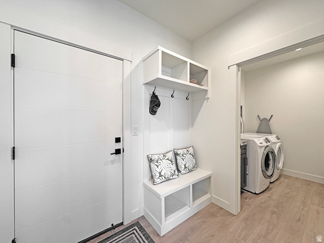 851 Grandview Drive Morgan, UT 84050 - Photo 29 of 68 Entryway mudroom with built-in bench and storage cubbies