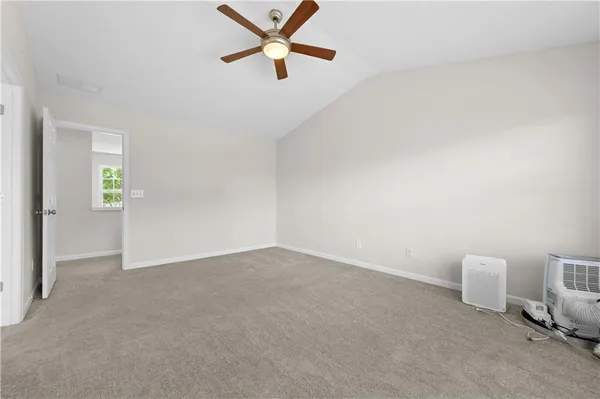 a view of an empty room