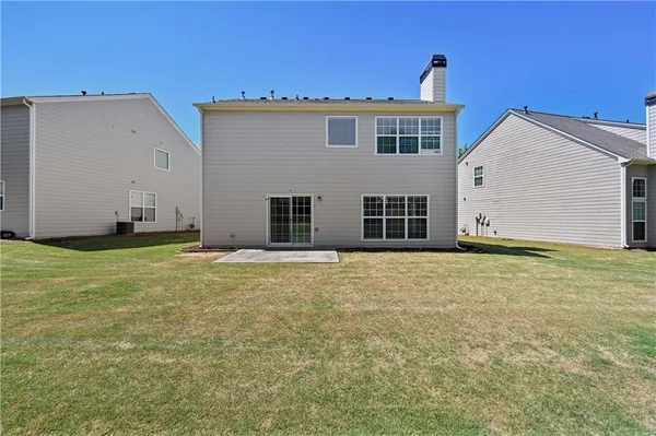 a house with a yard