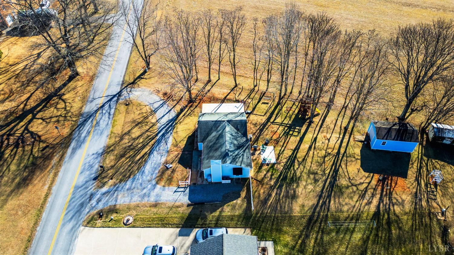 2550 Town Fork Road Evington, VA 24550 - Photo 30 of 42 a view of a back yard of the house