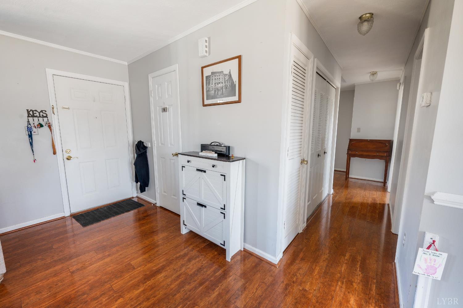 2550 Town Fork Road Evington, VA 24550 - Photo 10 of 42 a view of hallway with wooden floor