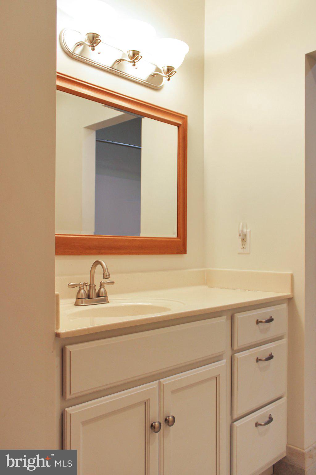 522 Unity Place Buckingham, VA 23921 - Photo 18 of 21 a bathroom with a sink and a mirror