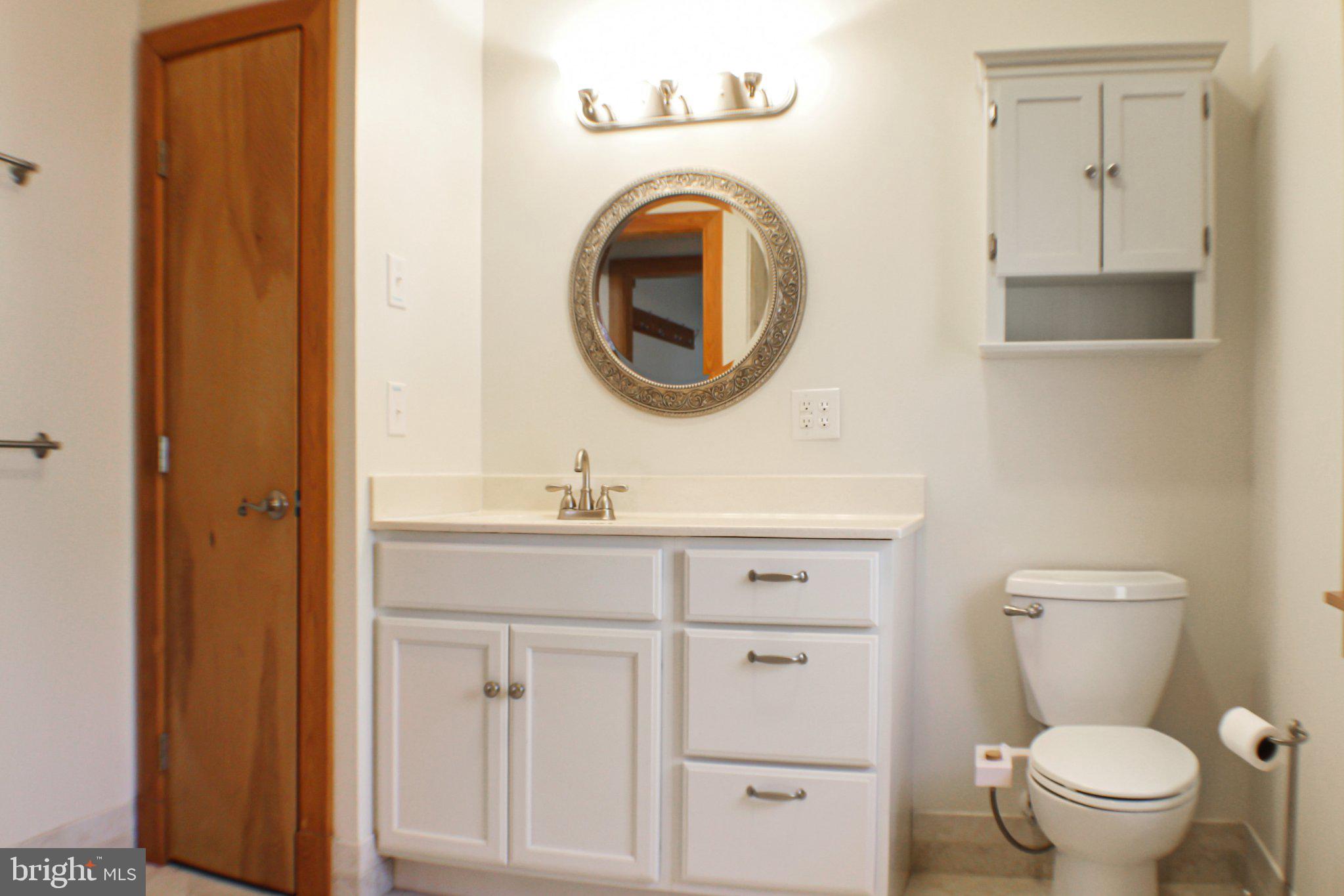 522 Unity Place Buckingham, VA 23921 - Photo 20 of 21 a bathroom with a toilet a sink and a mirror