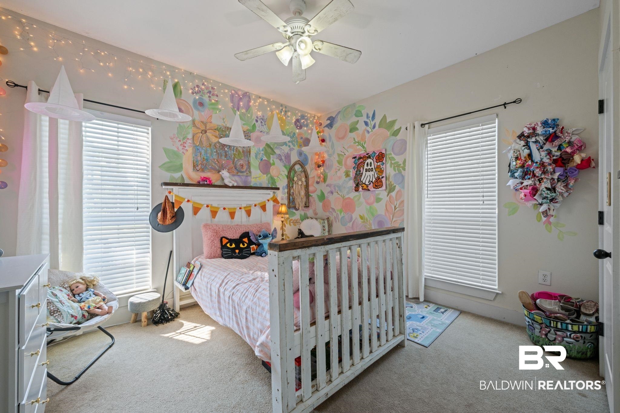 15635 North A N Brady Road Bay Minette, AL 36507 - Photo 30 of 51 Bedroom featuring carpet flooring and ceiling fan
