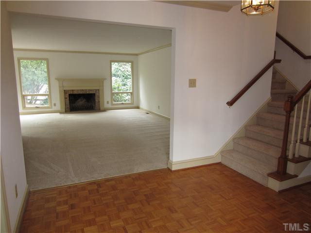 846 Inglenook Road Durham, NC 27707 - Photo 2 of 15 Looking from the front door into the LR