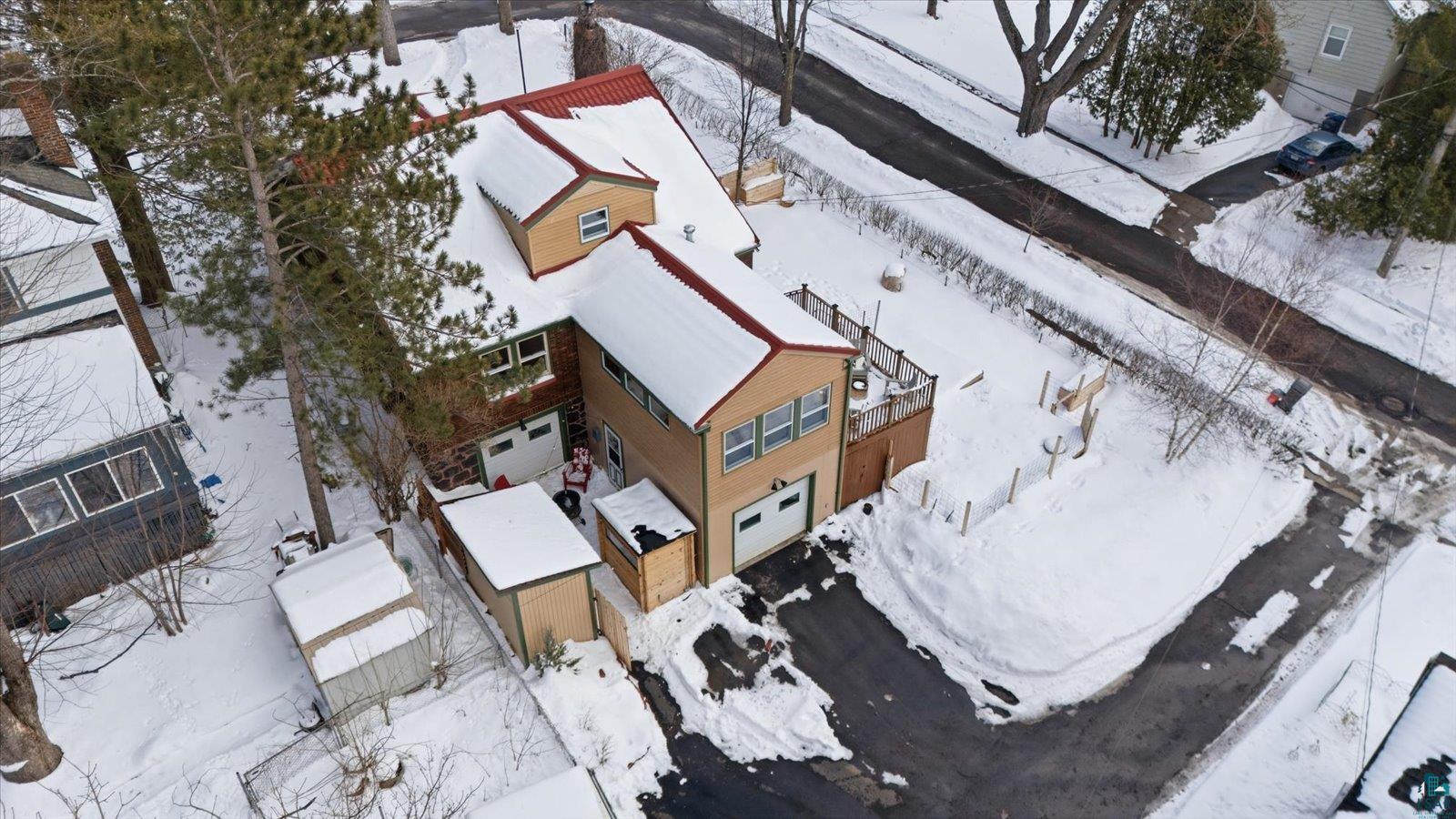 2201 Vermilion Road Duluth, MN 55803 - Photo 58 of 79 View of snowy aerial view