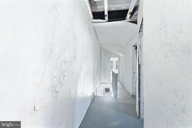 a view of a door with a glass door