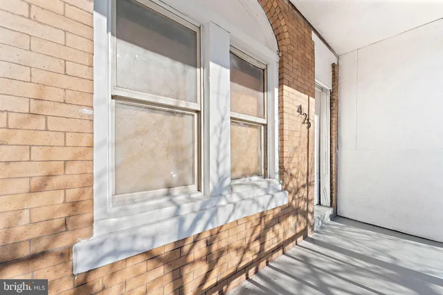 a view of an front door