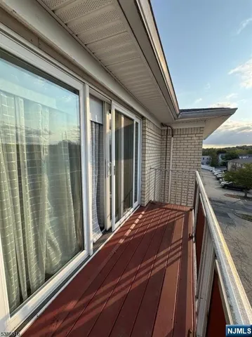 a view of a storage room with racks