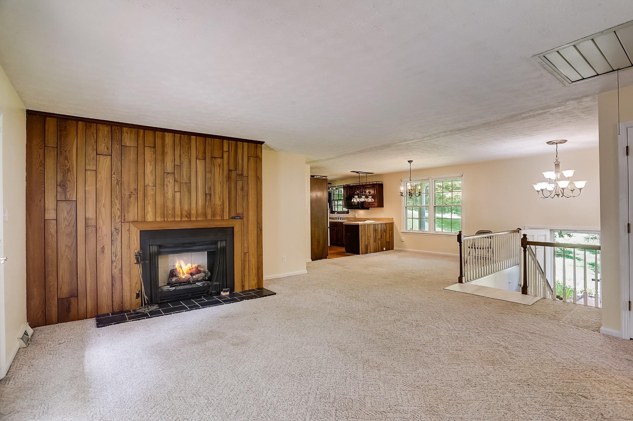 112 Lee Road Dickson, TN 37055 - Photo 5 of 29 a view of livingroom with furniture and a fireplace