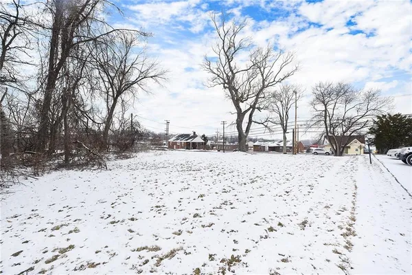 a view of snow covered with snow