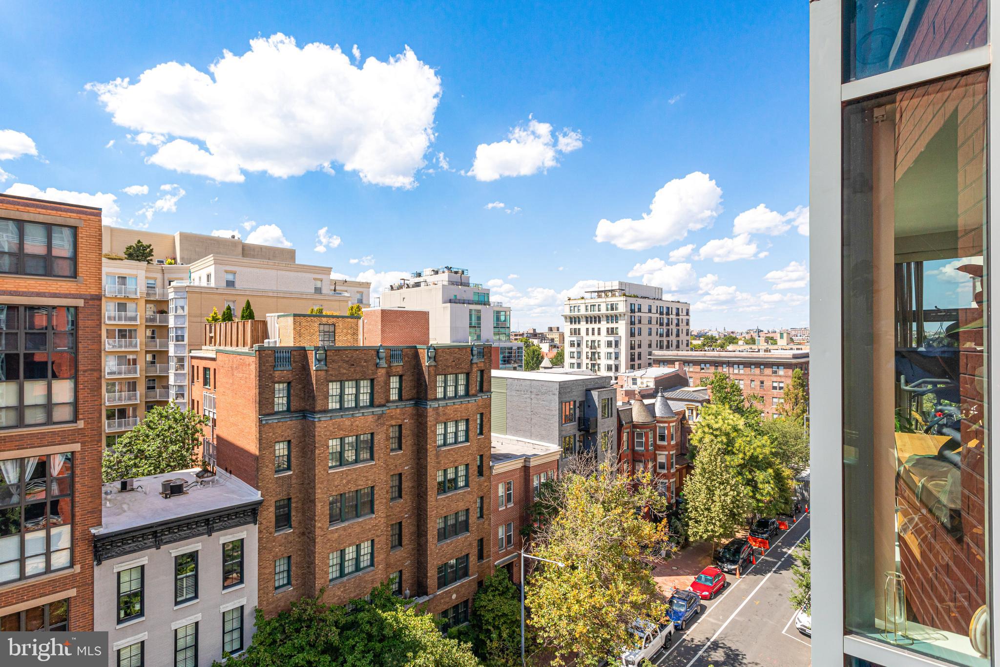 1117 10th Street Northwest, Unit 804 Washington, DC 20001 - Photo 19 of 46 a view of a city with tall buildings