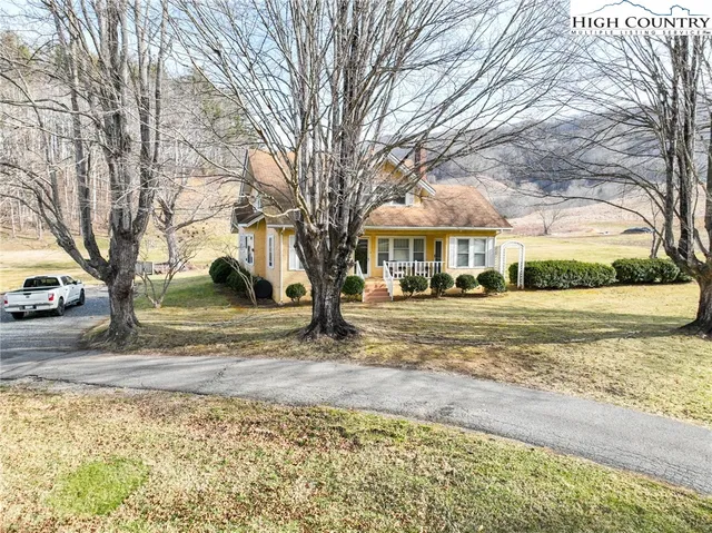 a view of street with trees
