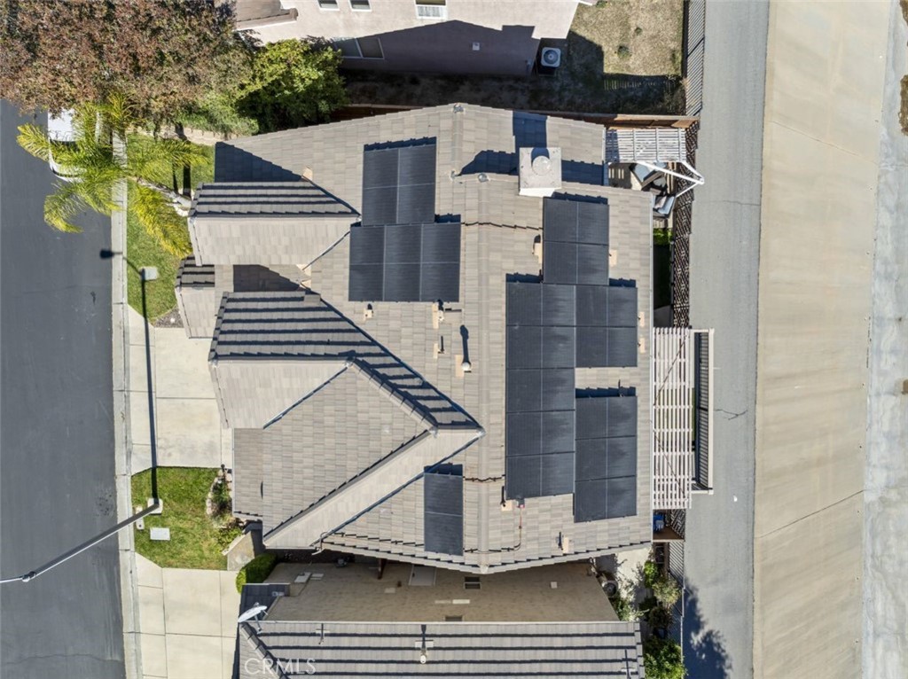 28340 Sycamore Drive Saugus, CA 91350 - Photo 31 of 34 a aerial view of a house with a yard and balcony
