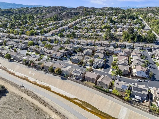 an aerial view of a city with lots of residential buildings